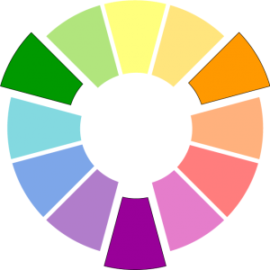 Secondary color theory example