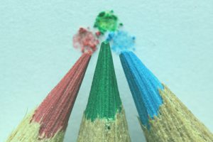Colored pencils for rebranding