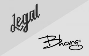 Legal and Bhang cannabis logos