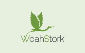 WoahStork cannabis logo