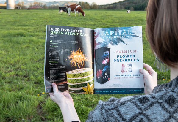 Capital Cannabis advertisement in Dope Magazine