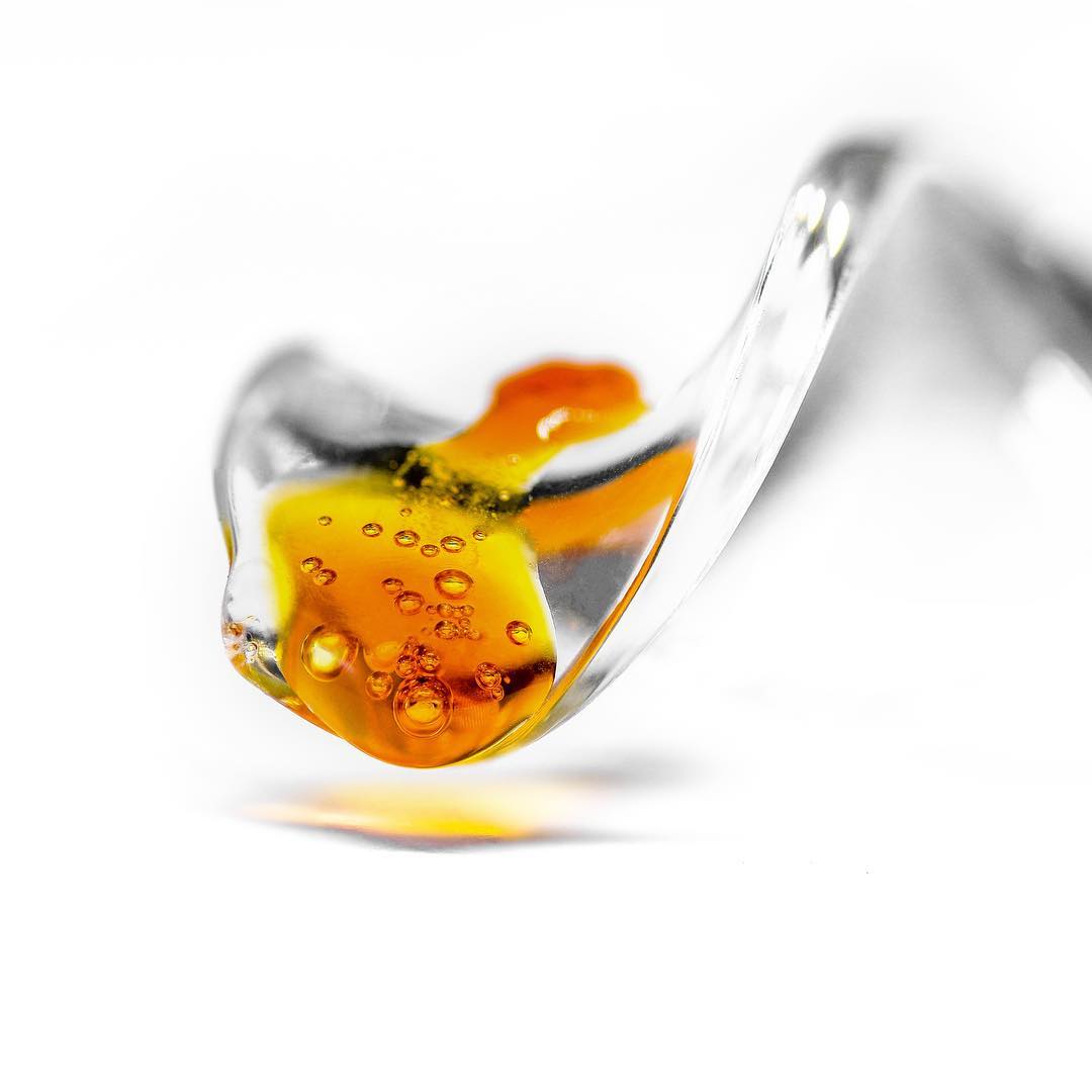 Cannabis concentrate photography