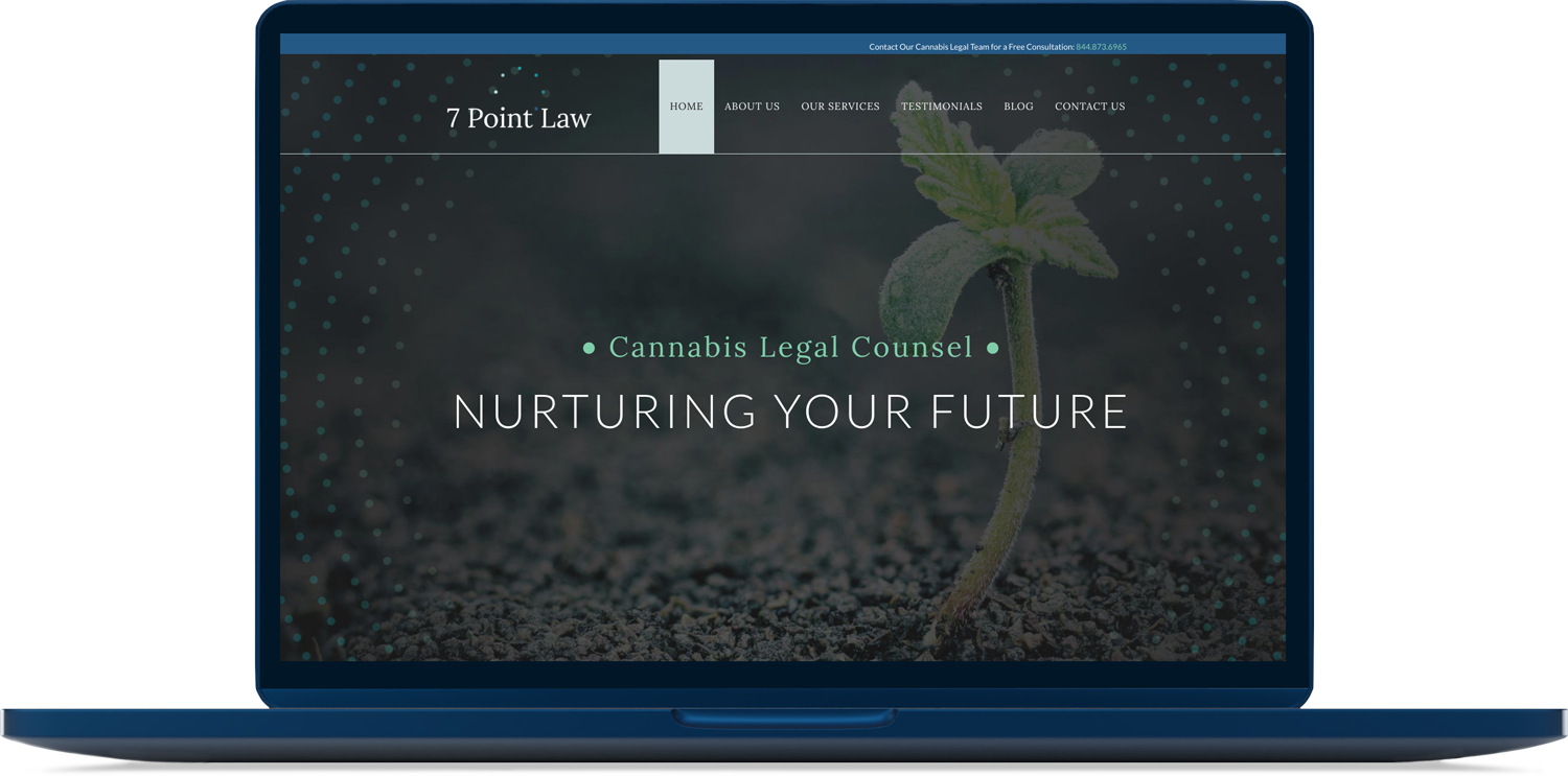 Cannabis law firm website design