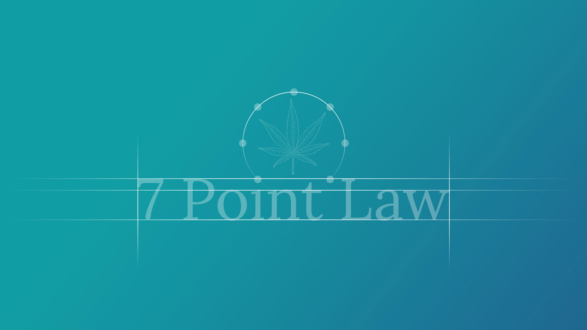 Geometry of the 7 Point Law logo design
