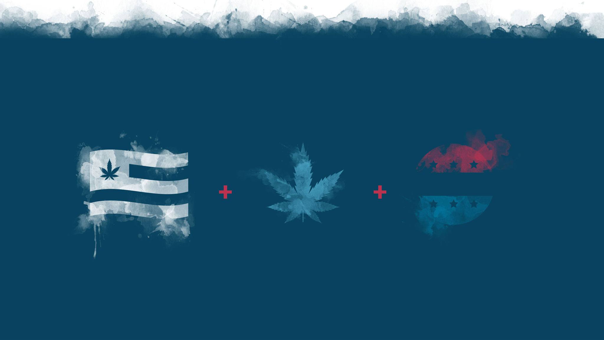 The three elements of the Capital Cannabis logo design