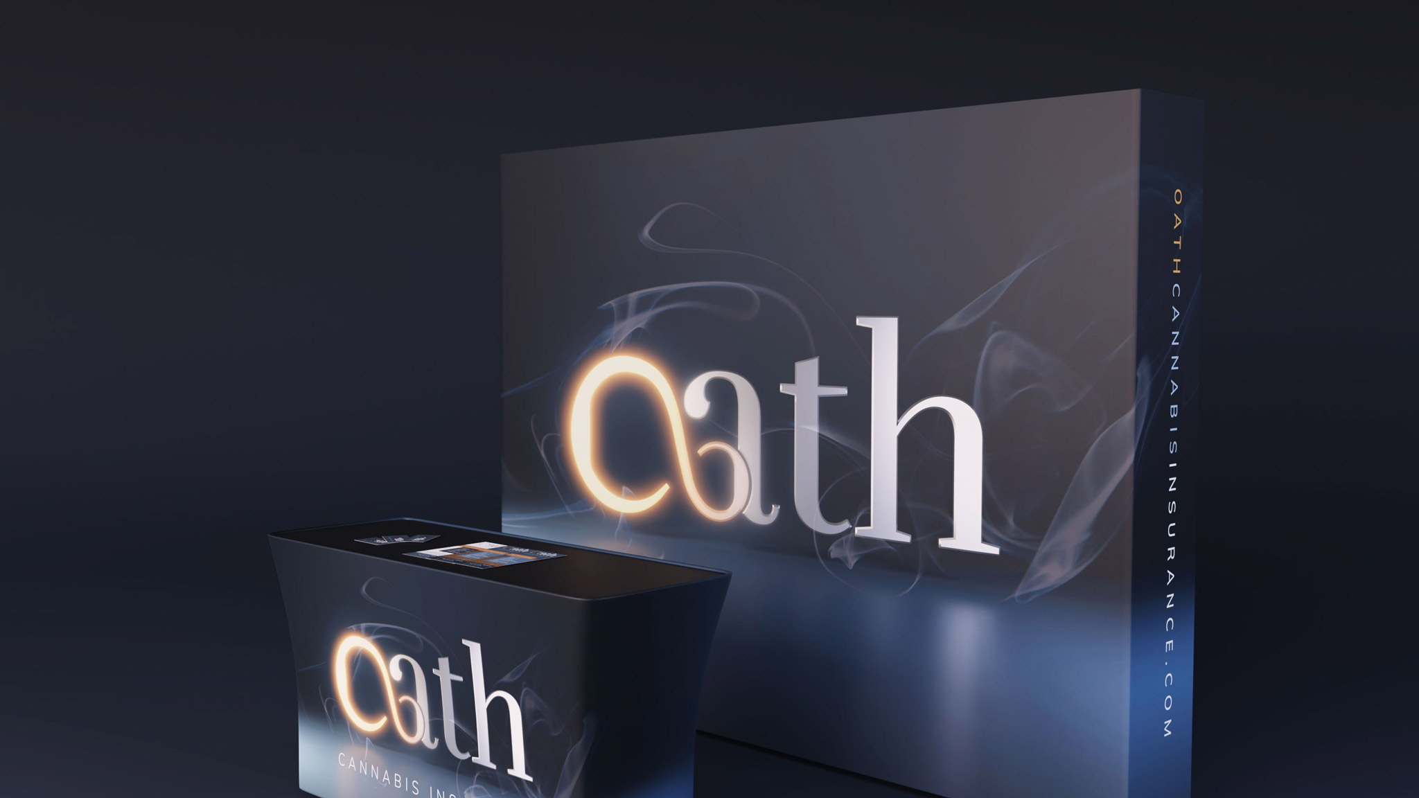 Oath Insurance trade show booth design