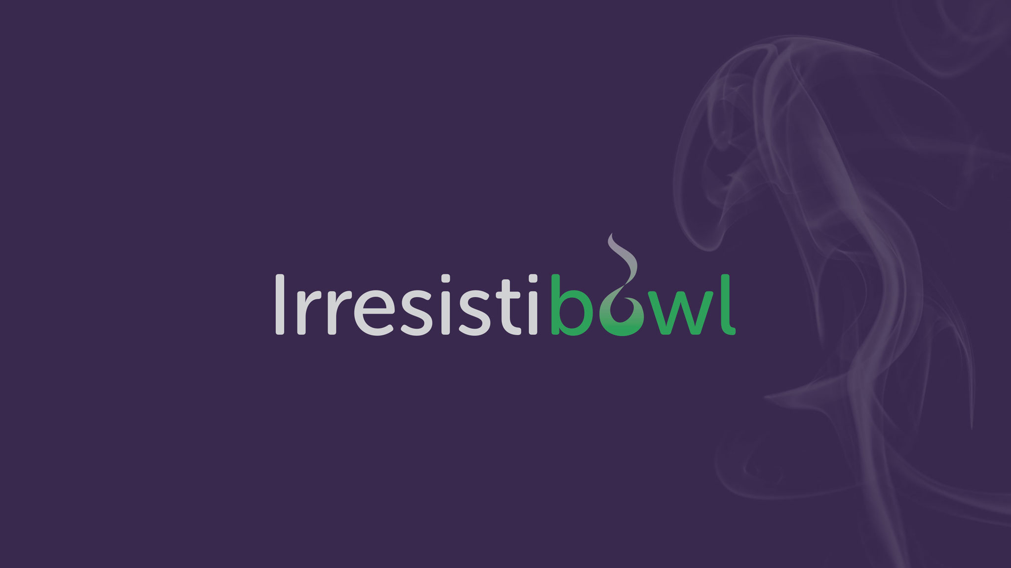 Irresistibowl cannabis logo design