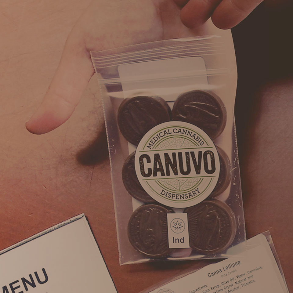 Canuvo cannabis products by dispensary menu