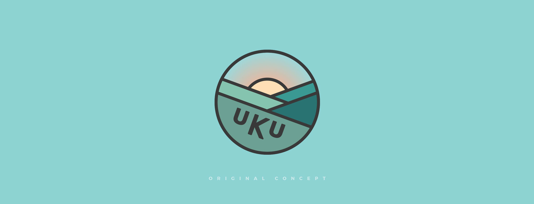 uku cannabis logo design concept