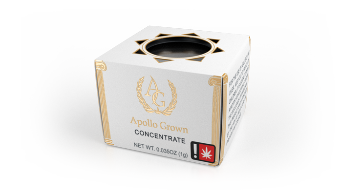 Apollo Grown Cannabis Concentrate Package Design