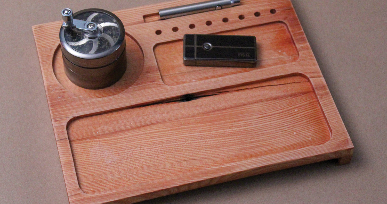 Wooden Rolling Tray for Gifts